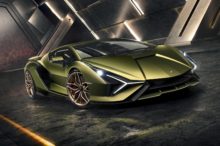 El Lamborghini Sián se presenta antes de su debut en el Salón de Frankfurt