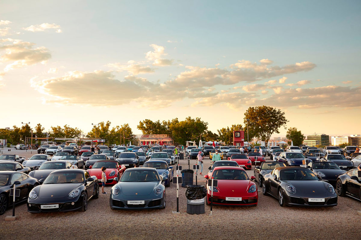 Autocine Madrid Evento Porsche